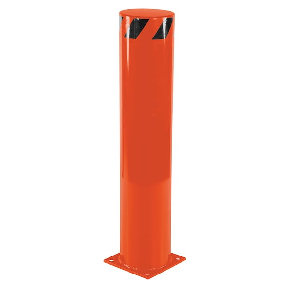 Vestil STEEL PIPE SAFETY BOLLARD 42"X8.5" ORNGE BOL-42-8.5-OR - main